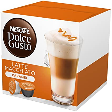 Boîte de 16 capsules Nescafé Dolce Gusto Latte Macchiato Caramel