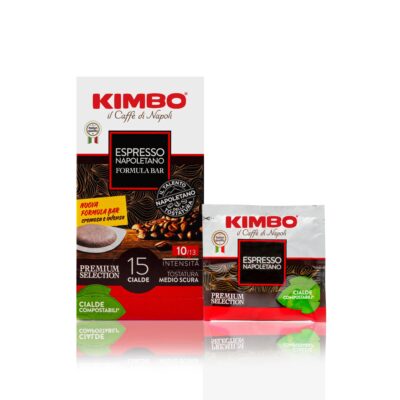 Boîte de 15 dosettes compostables Kimbo Espresso Napolitain