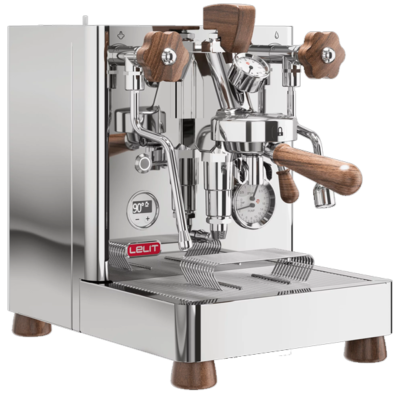 Machine expresso Lelit Bianca PL162T-EU en inox et bois de noyer