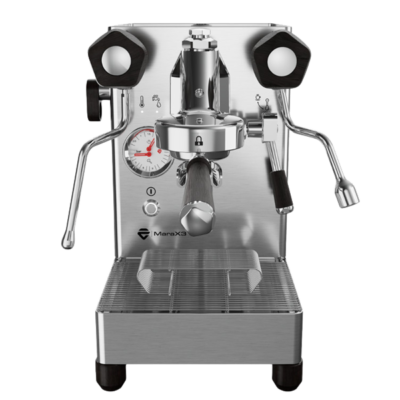 Machine expresso Lelit MaraX3 PL62X3 en inox brossé et chêne fumé