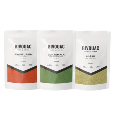 Pack dégustation de trois cafés Bivouac Coffee