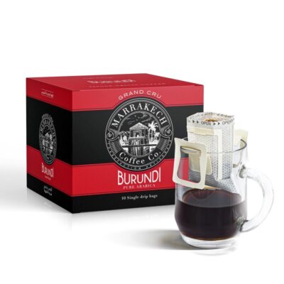 Boîte de 10 drip bags de café Marrakech Coffee Burundi