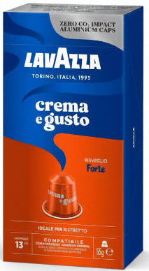 Boîte de 10 capsules Lavazza Crema e Gusto intensité 13 compatibles Nespresso