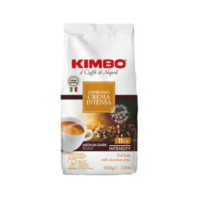 Paquet de 1 kg de café en grains Kimbo Crema Intensa